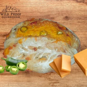 Jalapeño & Cheddar Sourdough bread