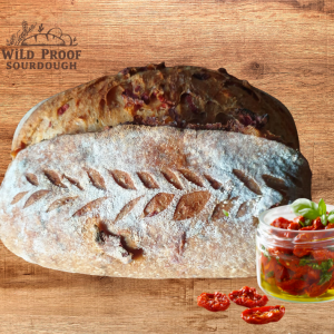 Sun-dried Tomato & Basil Sourdough Bread