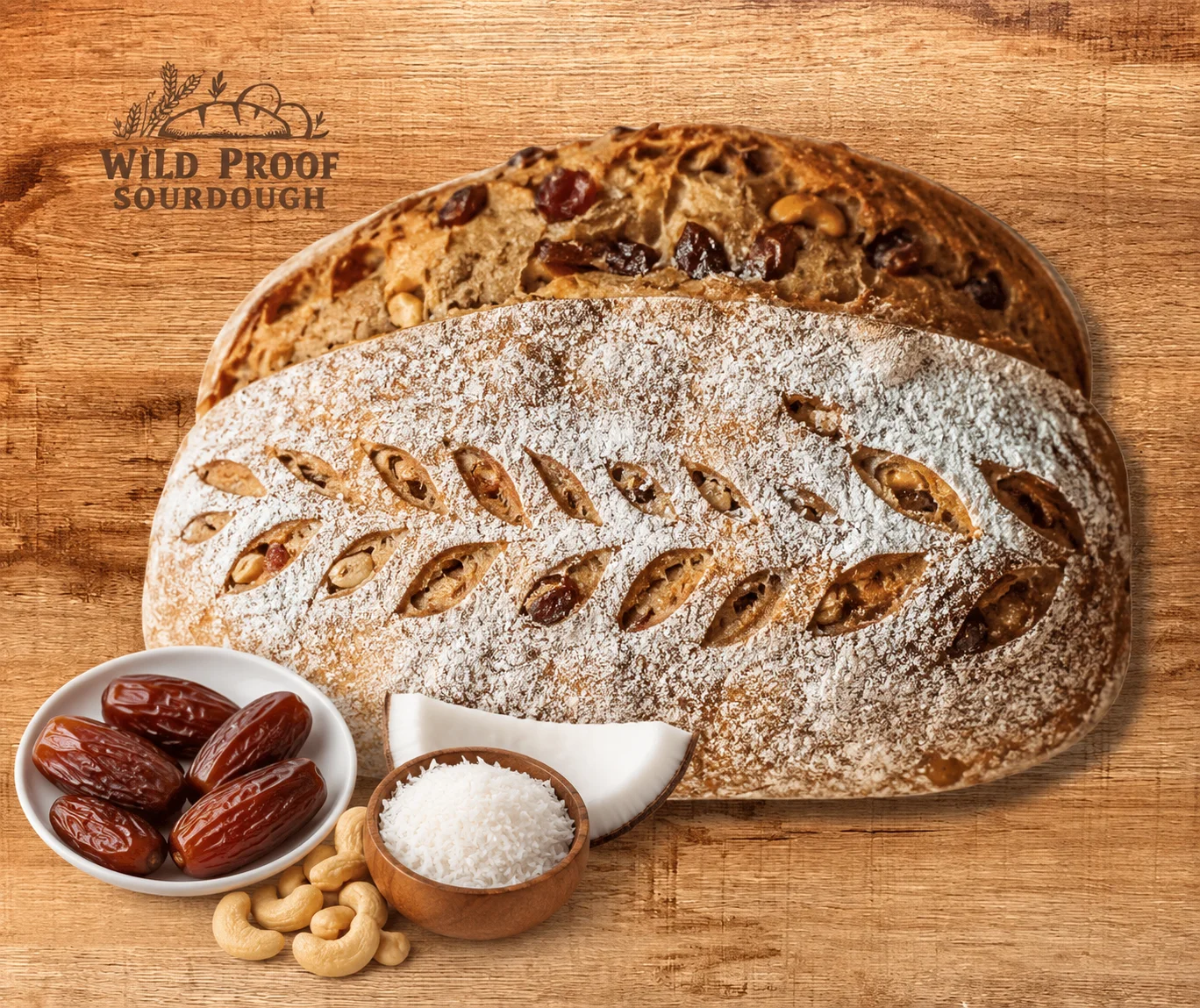 Wild Proof Date, coconut and cashew